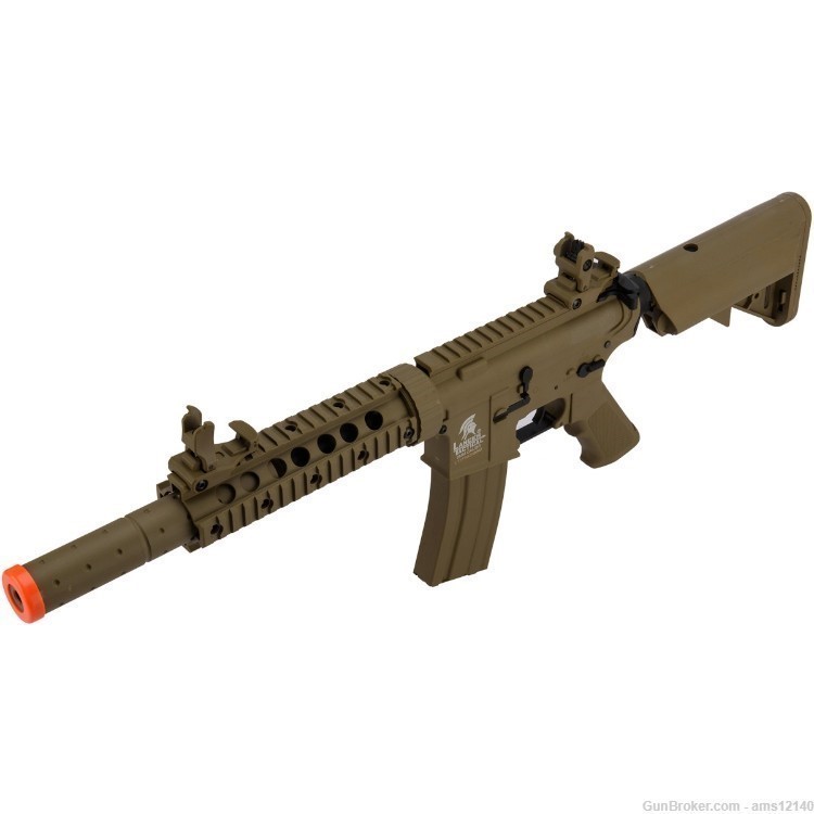 Lancer Tactical Gen 2 M4 SD Carbine Airsoft AEG Rifle with Mock Suppressor -img-5