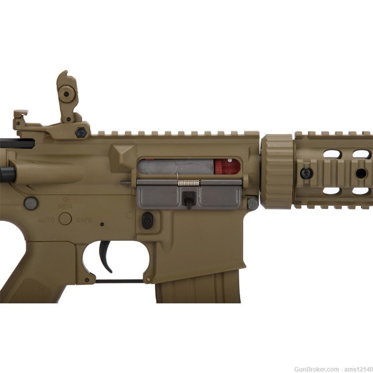 Lancer Tactical Gen 2 M4 SD Carbine Airsoft AEG Rifle with Mock Suppressor -img-6