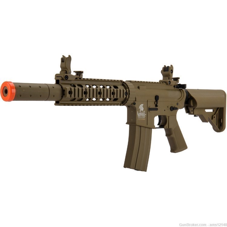 Lancer Tactical Gen 2 M4 SD Carbine Airsoft AEG Rifle with Mock Suppressor -img-2