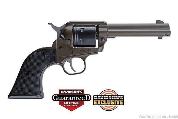 2021 ruger wrangler 22lr .22 brown cerakote 6rd revolver new-img-0