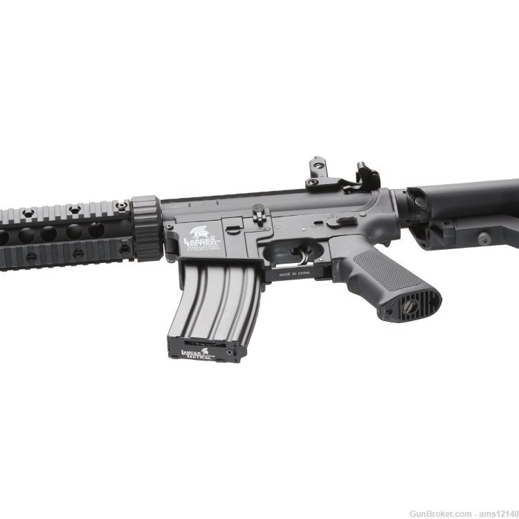 Lancer Tactical Gen 2 9" M4 SD Carbine Airsoft AEG Rifle with Mock Suppress-img-6