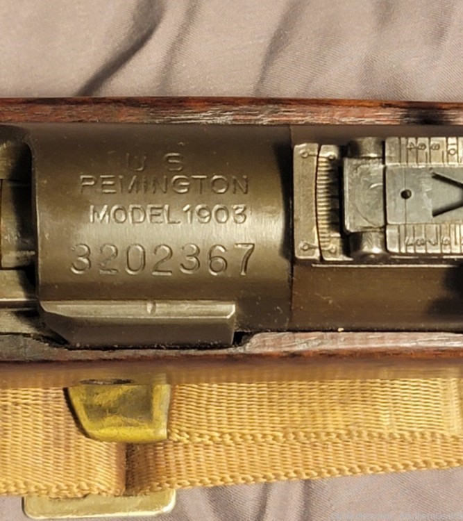 WW2 Original US Remington Model 1903 w/1906 Bayonet-img-9