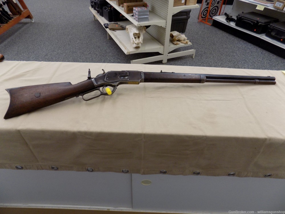 Win 1873 38/40 Lever Action Rifle 24" Octagon BBL-img-0