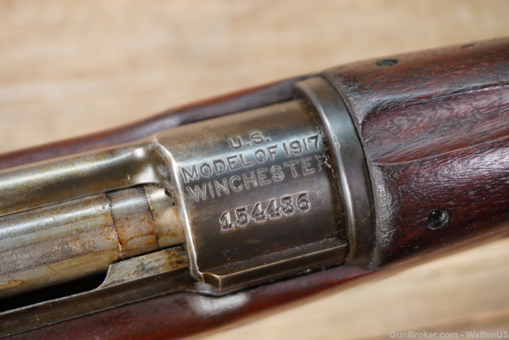 Winchester US M1917 "Enfield" .30-06 1918 WW1 EXC BORE Lend-Lease WW2 C&R -img-10