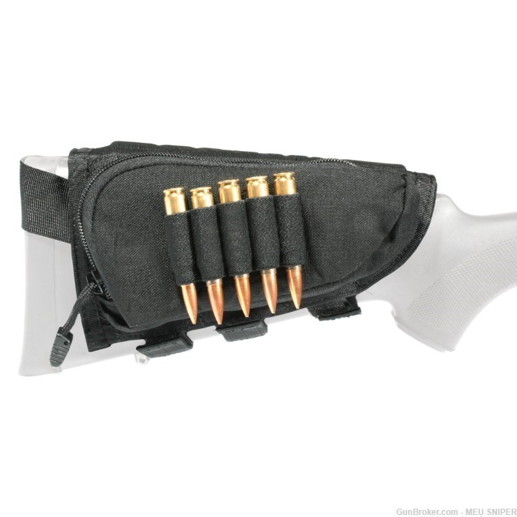 Blackhawk Sniper rifle Cheek pad ammo holder and pouch rare OD Green new-img-0