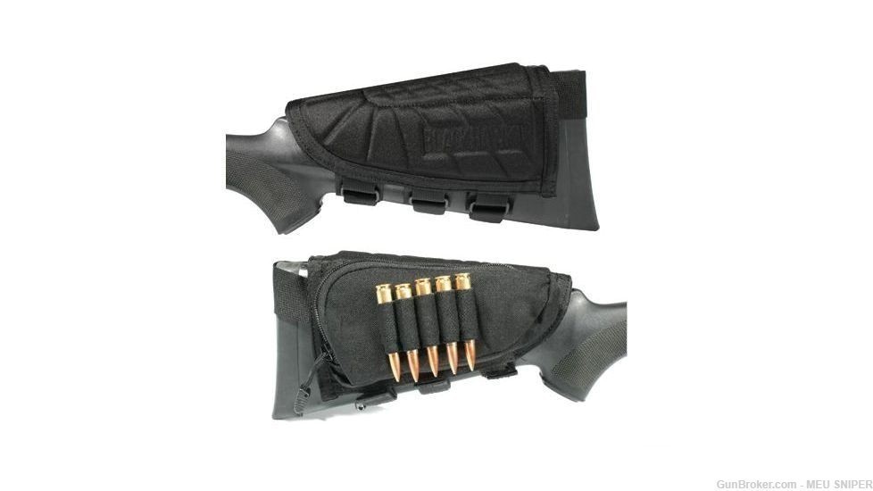 Blackhawk Sniper rifle Cheek pad ammo holder and pouch rare OD Green new-img-7