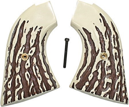 Colt Scout & Frontier Imitation Jigged Bone Grips-img-0