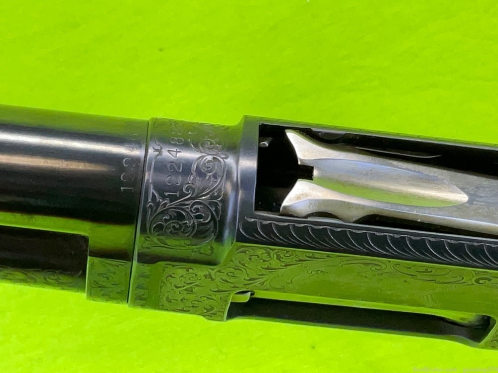 Winchester Model 12 30 In Full Vent Rib Angelo Bee Master Engraved 1950 C&R-img-42