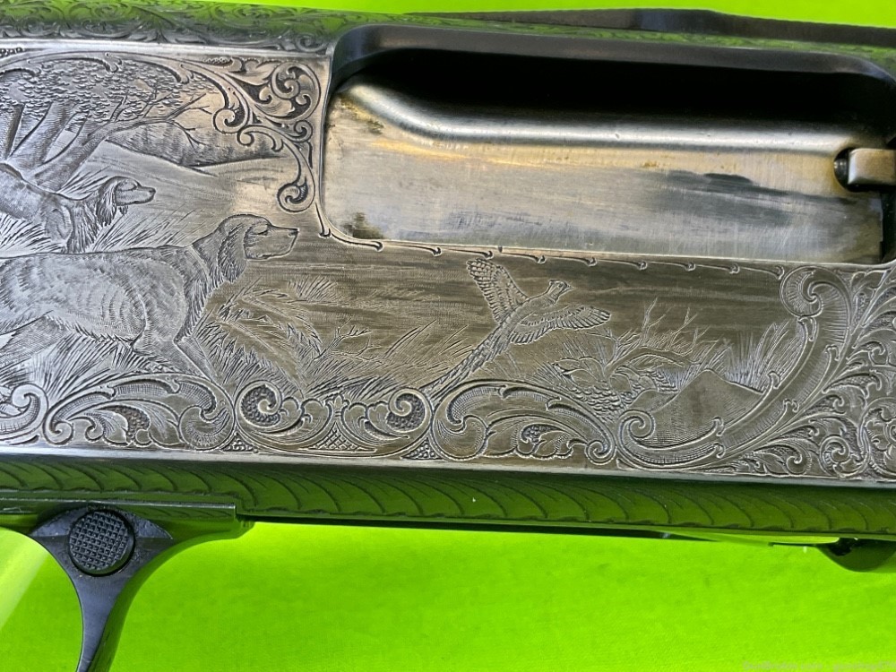 Winchester Model 12 30 In Full Vent Rib Angelo Bee Master Engraved 1950 C&R-img-4