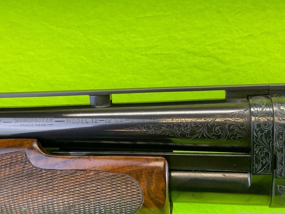 Winchester Model 12 30 In Full Vent Rib Angelo Bee Master Engraved 1950 C&R-img-28