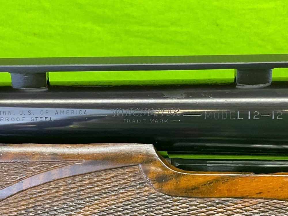 Winchester Model 12 30 In Full Vent Rib Angelo Bee Master Engraved 1950 C&R-img-30