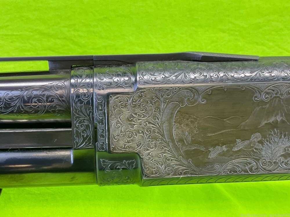 Winchester Model 12 30 In Full Vent Rib Angelo Bee Master Engraved 1950 C&R-img-26