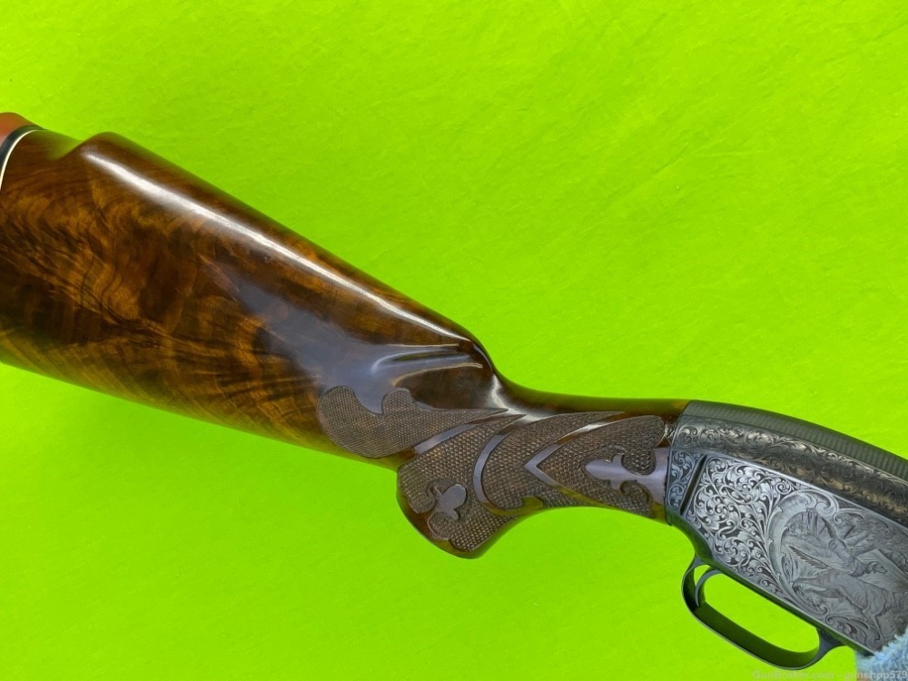 Winchester Model 12 30 In Full Vent Rib Angelo Bee Master Engraved 1950 C&R-img-14