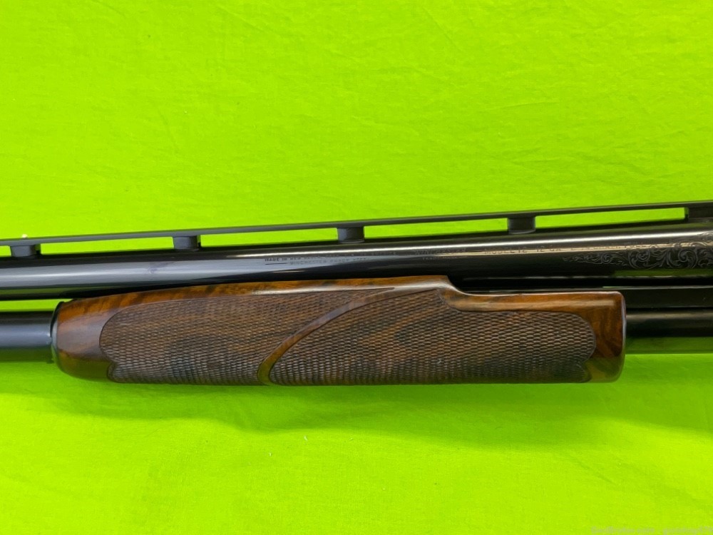 Winchester Model 12 30 In Full Vent Rib Angelo Bee Master Engraved 1950 C&R-img-32
