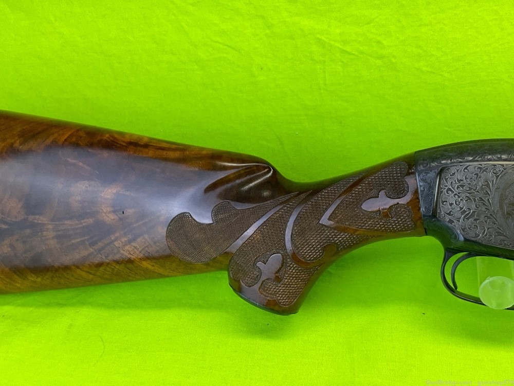 Winchester Model 12 30 In Full Vent Rib Angelo Bee Master Engraved 1950 C&R-img-13