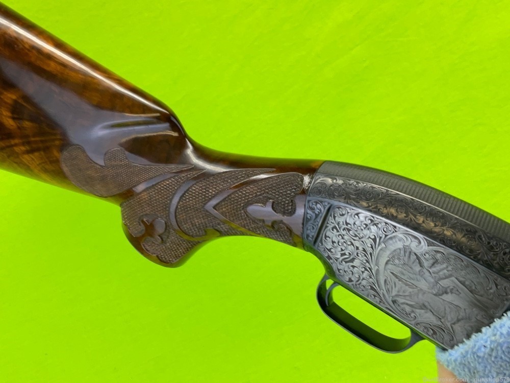 Winchester Model 12 30 In Full Vent Rib Angelo Bee Master Engraved 1950 C&R-img-15
