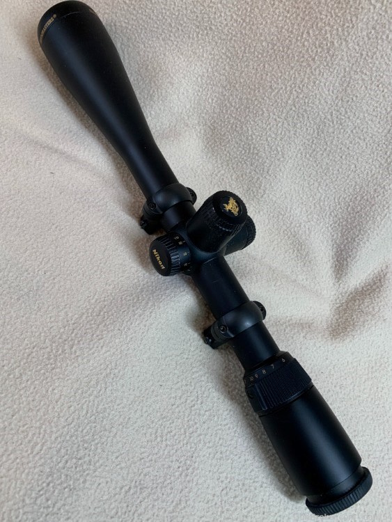 Nikon Buckmaster 6-18x40 riflescope with rings -img-0