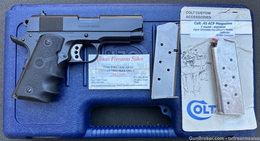 Super Rare Colt Officer SS-7 Compact .45 ACP Pistol, 120 Made? 1997-img-10