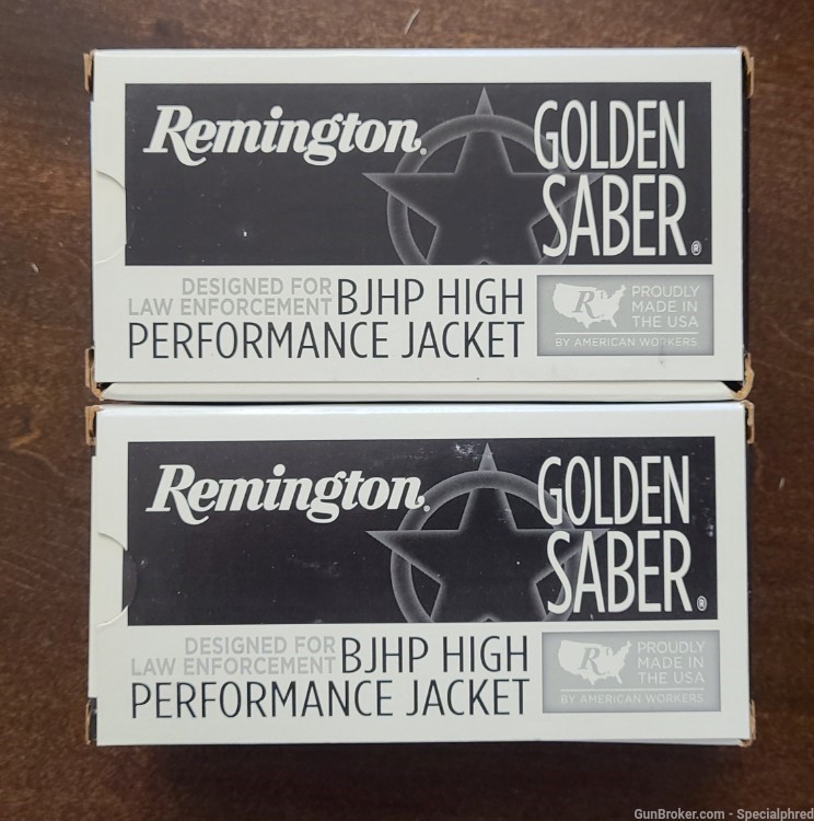 .45acp Remington Golden Saber 230gr BJHP High Performance Jacket 45 Auto -img-1