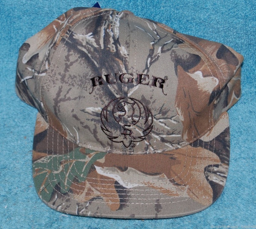 Ruger Firearms Camo Baseball Cap / Hat SR Phoenix Logo w/ Tags USA Made-img-0