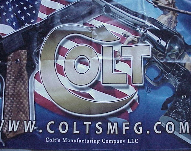 Colt Firearms 1911 & SAA 3' x 4' Banner-img-1