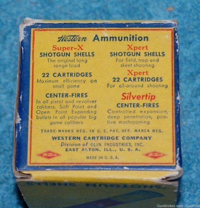 Vintage Full Box of Western Super X 410 Shotgun Shells 3"-img-4