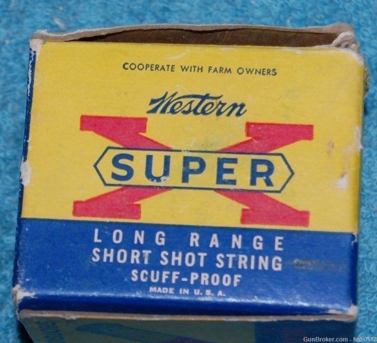 Vintage Full Box of Western Super X 410 Shotgun Shells 3"-img-3