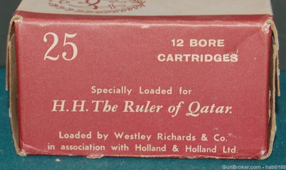 Extremely Rare 12 Bore H.H. The Ruler of Qatar by Westley Ricards & Holland-img-0