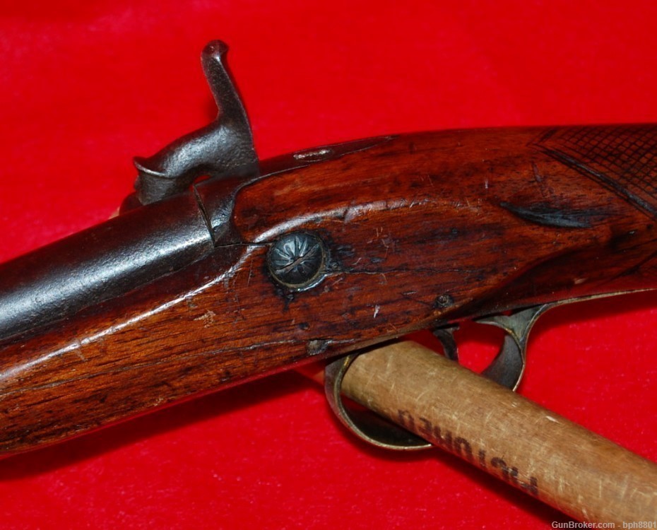 Antique Barker 20 Gauge Childs Muzzleloading Shotgun-img-8