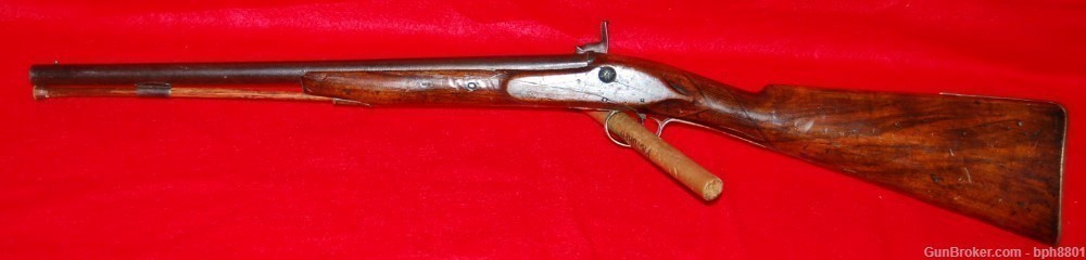 Antique Barker 20 Gauge Childs Muzzleloading Shotgun-img-1
