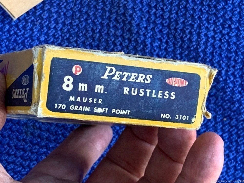 VINTAGE PETERS RUSTLESS 8MM MAUSER SP BOX 13RDS-img-4