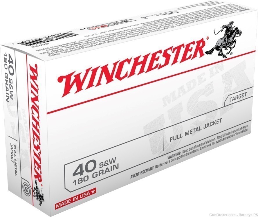 Winchester Q4238 .40 S&W 180gr FMJ 50/Box-img-0