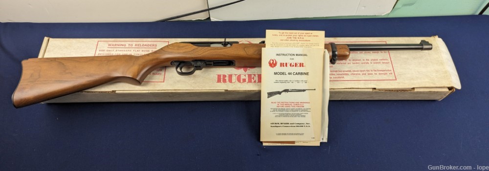 Unfired Ruger 44 Carbine Final Yr Production Collection of Ruger Past Presi-img-1