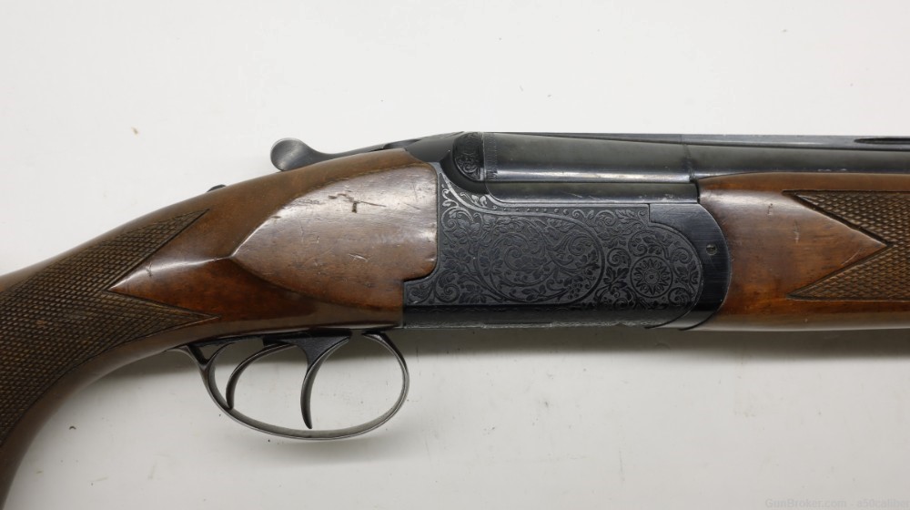 Franchi Falconet Deluxe 12ga, 28" M/F, 1973, Double Trigger, EJ,  #23110534-img-0