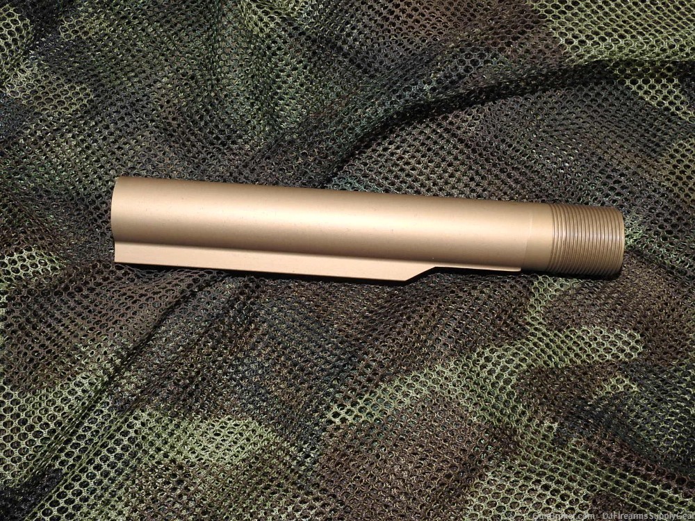 AR-10 / LR-308 Coyote Brown 7 Position BUFFER TUBE / Receiver Extension NEW-img-1