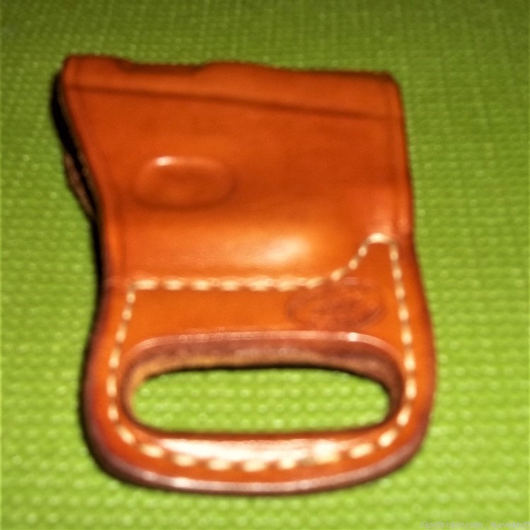 Ruger LCP  El Paso Saddlery Combat Express Right Hand OWB Leather Holster-img-5
