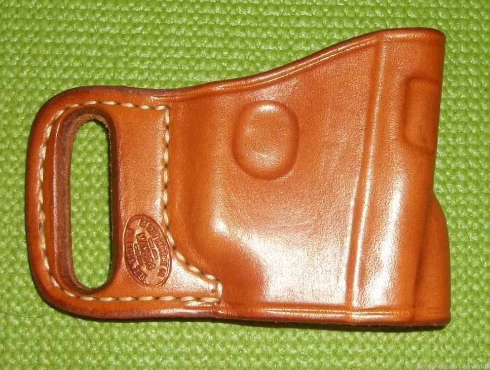 Ruger LCP  El Paso Saddlery Combat Express Right Hand OWB Leather Holster-img-0