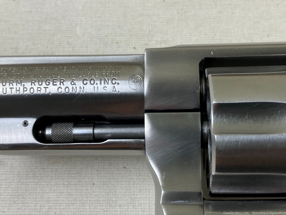 Ruger Police Service Six 38 Spl 4" Stainless Circa 1985-img-5