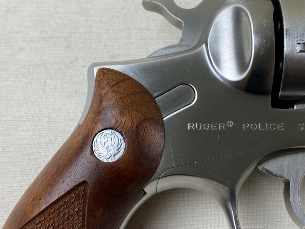 Ruger Police Service Six 38 Spl 4" Stainless Circa 1985-img-10