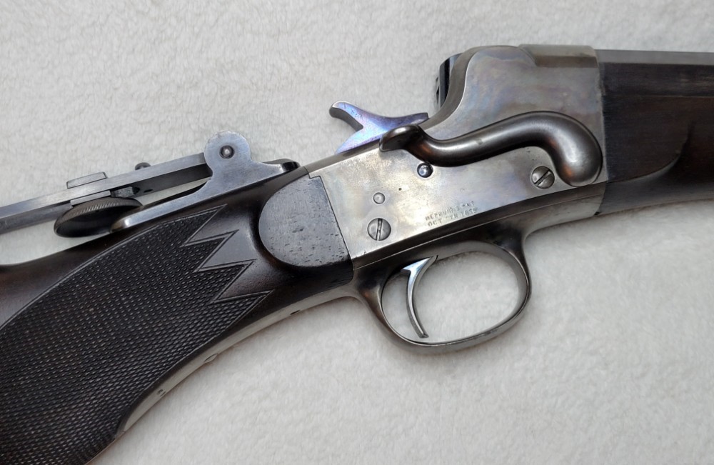 E. Remington & Sons Hepburn No. 3 38-55 Match Rifle Ca. 1885 Falling Block-img-3