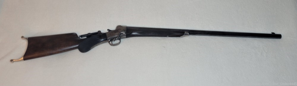 E. Remington & Sons Hepburn No. 3 38-55 Match Rifle Ca. 1885 Falling Block-img-1