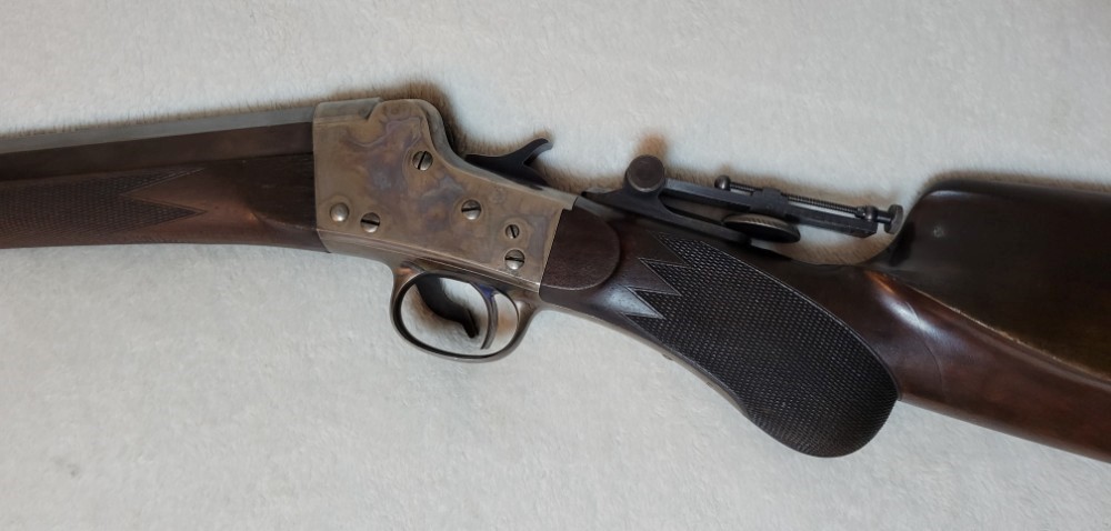 E. Remington & Sons Hepburn No. 3 38-55 Match Rifle Ca. 1885 Falling Block-img-9