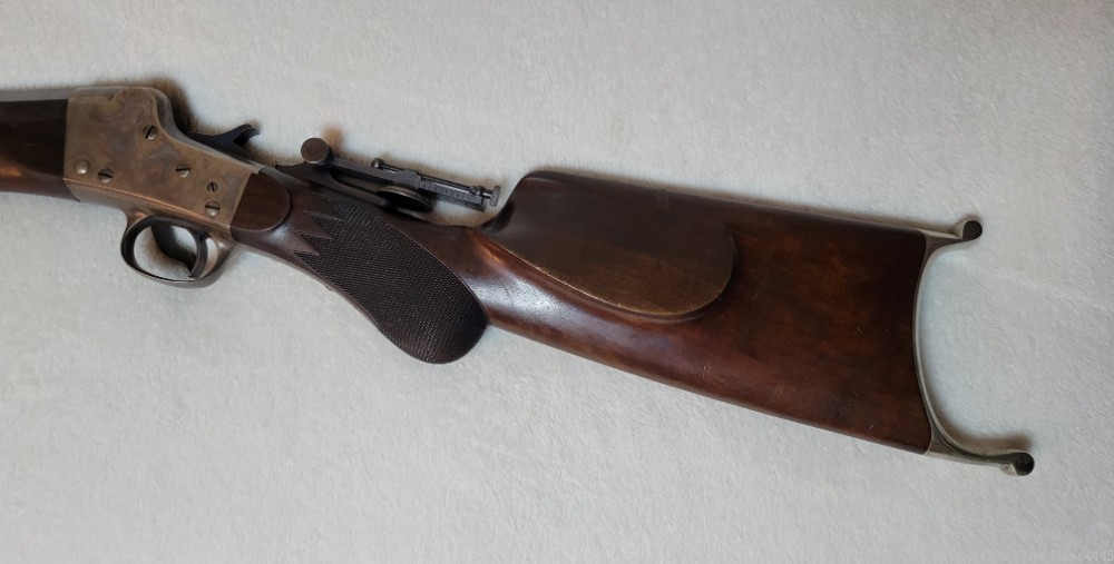 E. Remington & Sons Hepburn No. 3 38-55 Match Rifle Ca. 1885 Falling Block-img-8