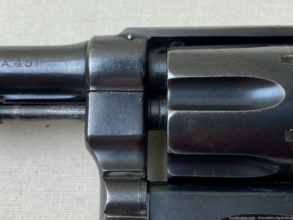 Smith & Wesson 1917 45 ACP 5.5" Blued Brazilian Contract Circa 1937-img-5