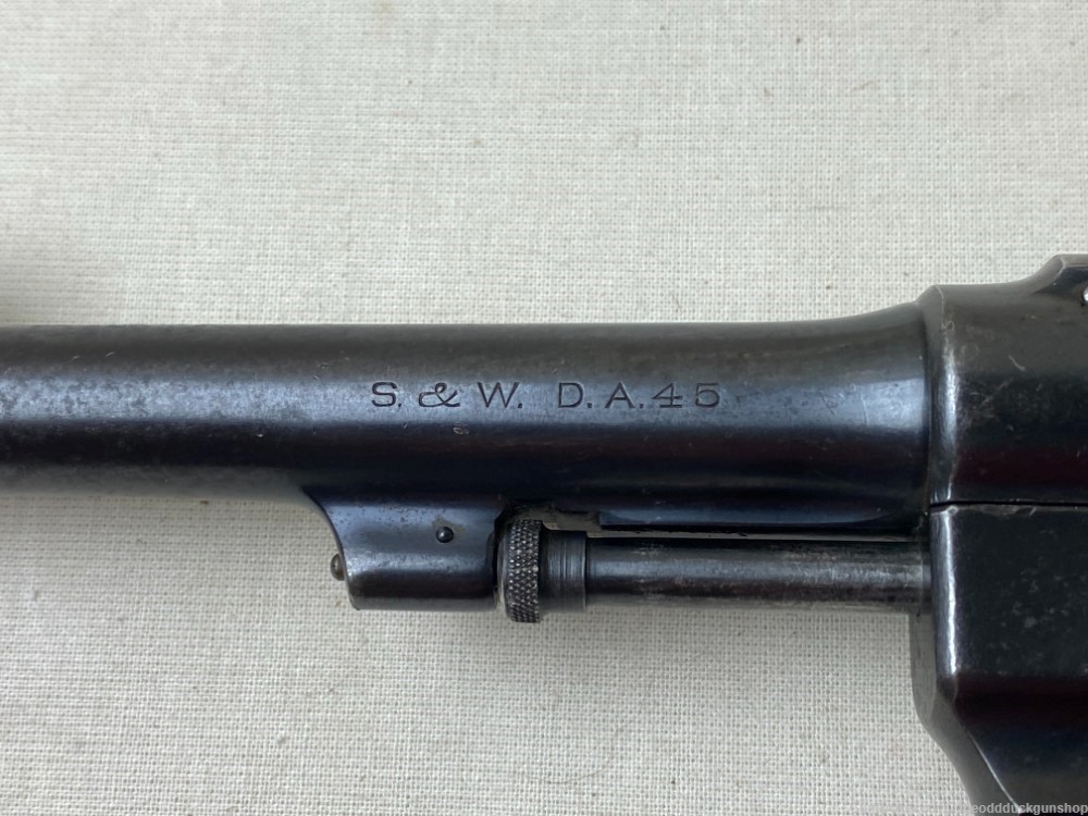 Smith & Wesson 1917 45 ACP 5.5" Blued Brazilian Contract Circa 1937-img-6