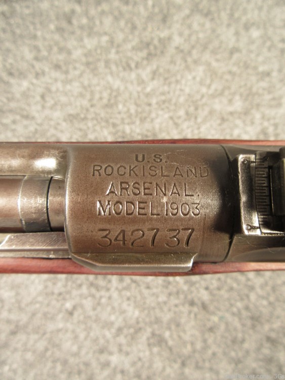 US Rock Island Arsenal Springfield 1903 30 06 RIA Sling Bayonet C&R       -img-29