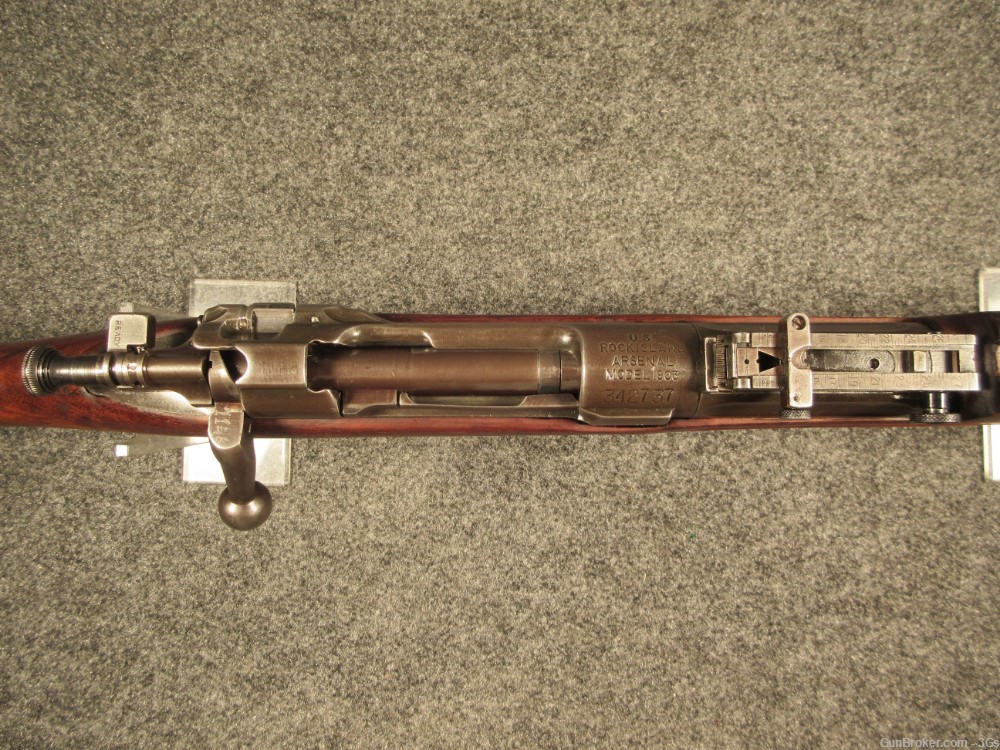US Rock Island Arsenal Springfield 1903 30 06 RIA Sling Bayonet C&R       -img-23