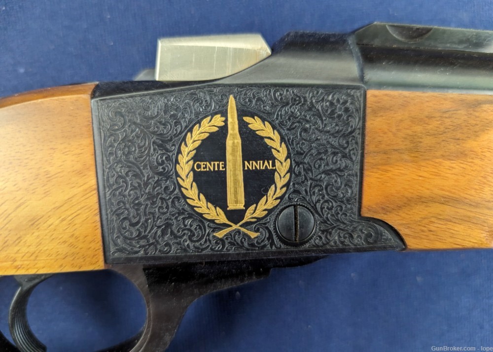 Unfired Ruger No.1 100th Ann.1 of 500 Collection of Ruger Past President-img-11