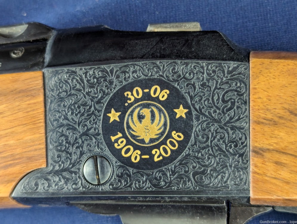 Unfired Ruger No.1 100th Ann.1 of 500 Collection of Ruger Past President-img-19