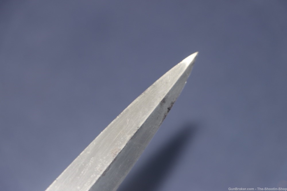 Civil War Era Double Edged Dagger Fighting Knife Genuine Ivory Grip 7"Blade-img-15